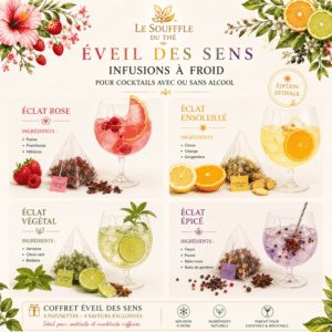 Coffret Éveil des Sens - 8 infusettes (2 infusettes à froid par saveur)