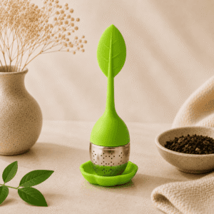 Cuillère à thé avec infuseur intégré - VERT